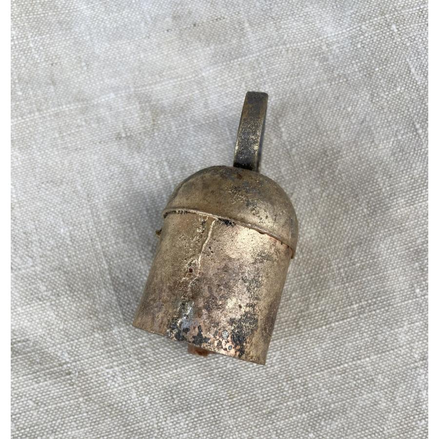 インド　ラスティックベル　マグ型天丸　4.7cm 　鈴　カウベル　クリスマス　飾り　オーナメント　シャビー |  | 01