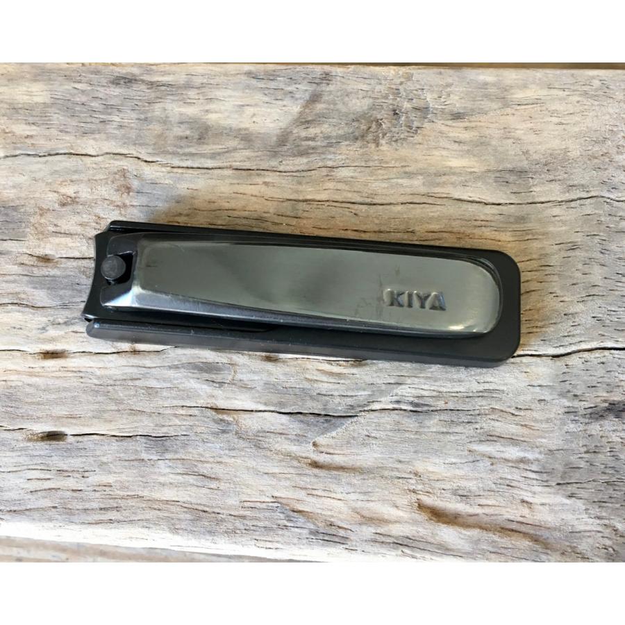 送料100円　KIYA 木屋 爪切 黒 大   ネイルクリッパー 贈り物 プレゼント 母の日 父の日 敬老の日 退職祝 土産 日本 | 