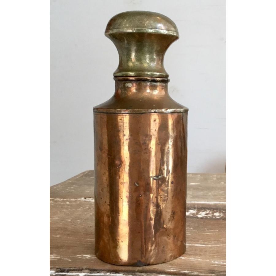 ヴィンテージ カッパー ＆ ブラス ボトル 銅 真鍮 ビンテージ