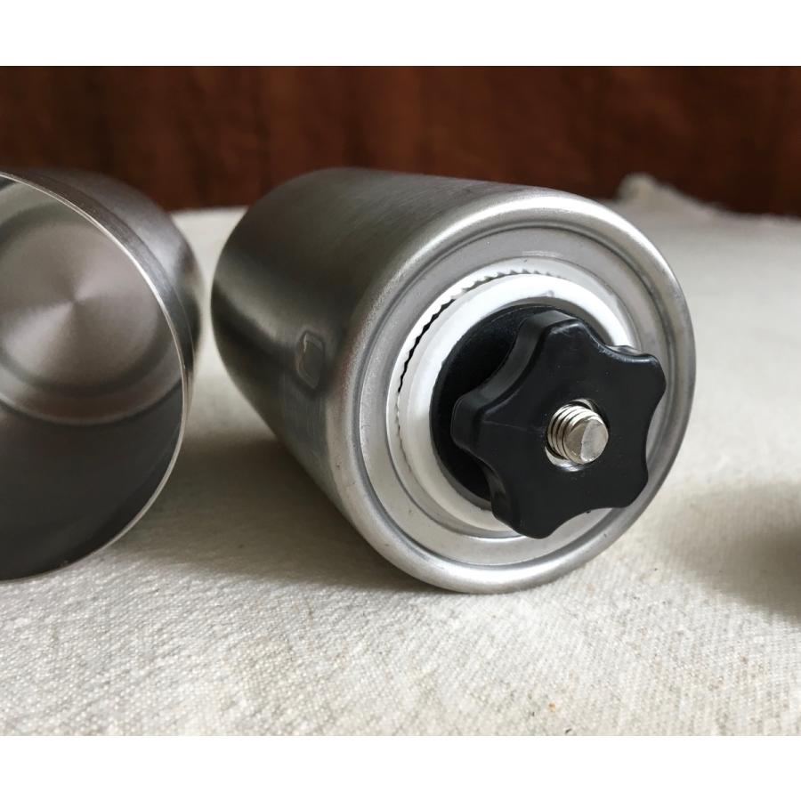 コーヒーミル ウッド   coffee mill wood  手動 手挽き 携帯 コンパクト アウトドア キャンプ 水洗い romo コスパ | romo | 05