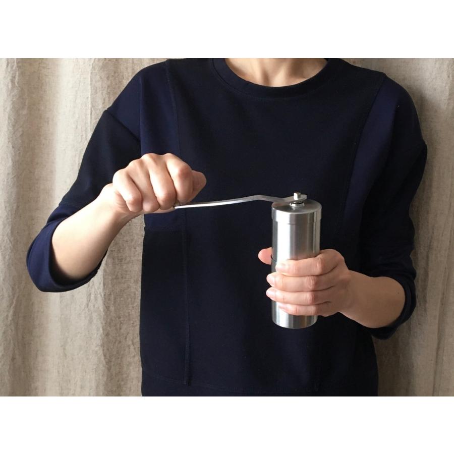 コーヒーミル ウッド   coffee mill wood  手動 手挽き 携帯 コンパクト アウトドア キャンプ 水洗い romo コスパ | romo | 08