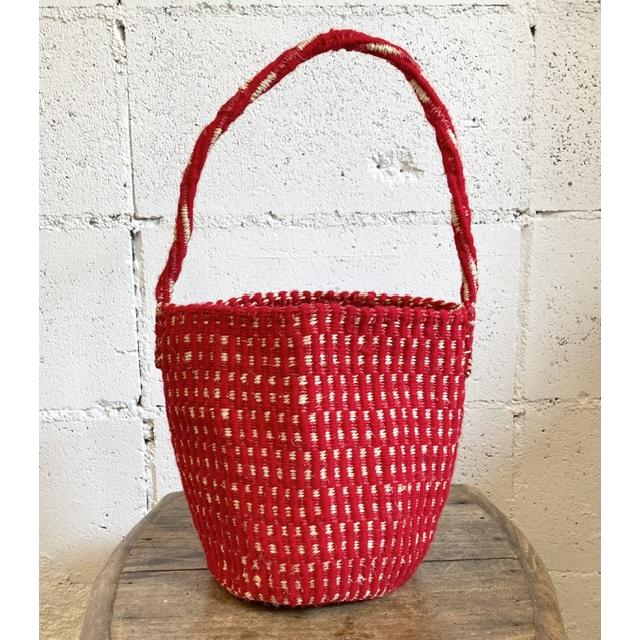 rectangle RECTANGLE Sisal Basket Mini Shoulder ギンガム rectangle RECTANGLE Sisal Basket Mini Shoulder ギンガム