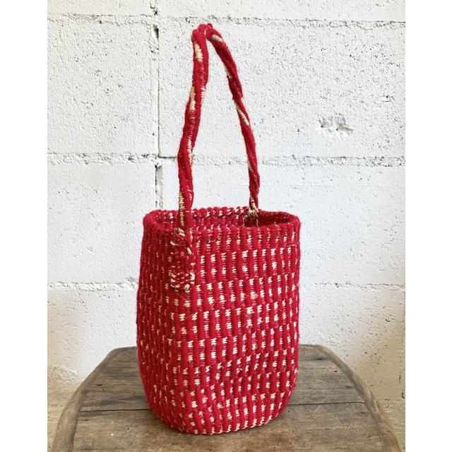 rectangle RECTANGLE Sisal Basket Mini Shoulder ギンガム rectangle RECTANGLE Sisal Basket Mini Shoulder ギンガム