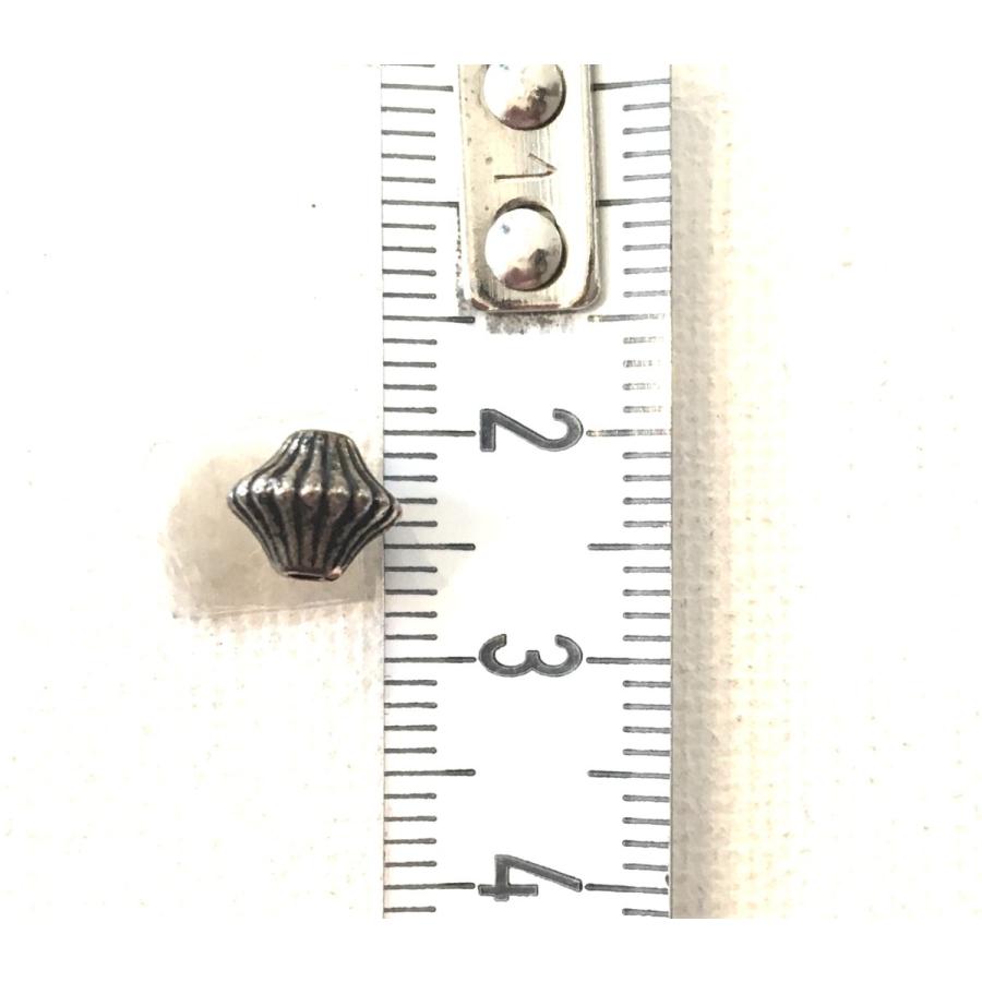 ヴィンテージ シルバー スペーサー ビーズ 2個入り  ハンドメイド 手作り アクセサリー ネックレス ブレスレット ピアス イヤリング 銀 |  | 02