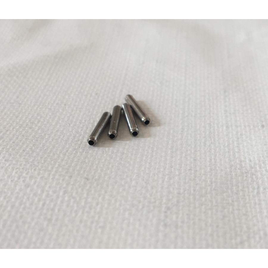 ヴィンテージ シルバー チューブ ビーズ 4個入り  ハンドメイド 手作り アクセサリー ネックレス ブレスレット ピアス イヤリング 銀 |  | 01