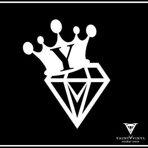 Diamond イニシャルy カッティングステッカー Vv0019 12 Vaunt Vinyl 通販 Yahoo ショッピング