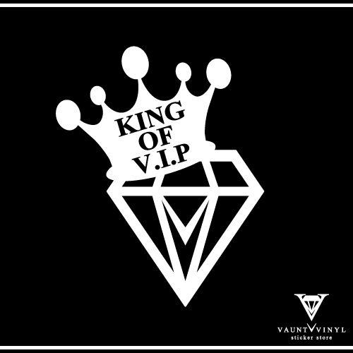 Diamond King Of V.I.P カッティングステッカー｜vauntvinyl