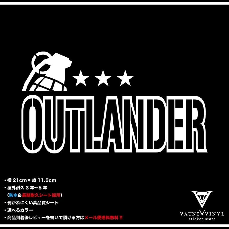 ミリタリー OUTLANDER アウトランダー カッティング ステッカー｜vauntvinyl