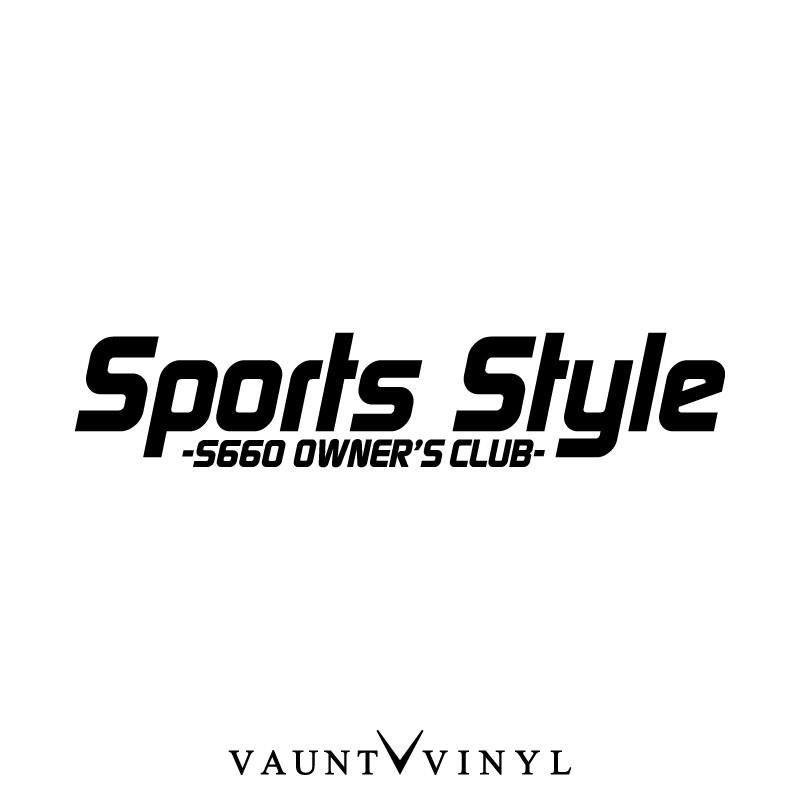 Sports Style S660 ステッカー Vv0387 Vaunt Vinyl 通販 Yahoo ショッピング