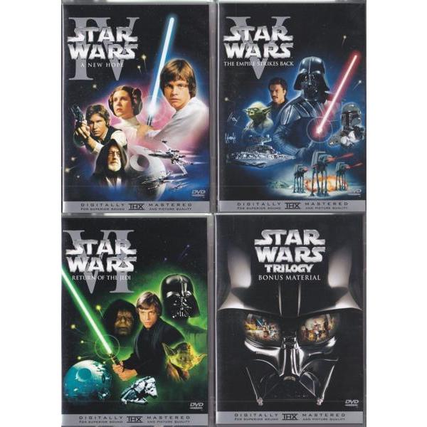 スター・ウォーズ エピソード4 5 6 リミテッド・エディション DV ☆DVD スターウォーズ エピソード 4+5+6+特典DVD 4枚セット /日本語