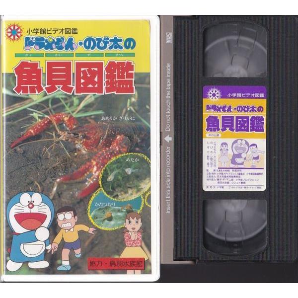 ☆VHSビデオ ドラえもん のび太の魚貝図鑑 [小学館ビデオ図鑑