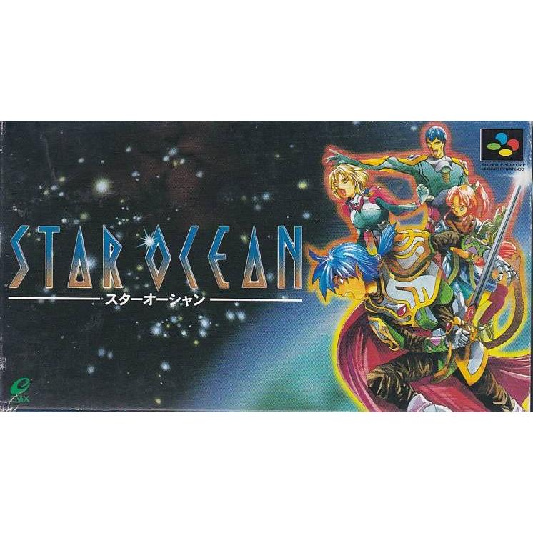 ☆SFC スターオーシャン (箱・説明書・ハガキ付) *エニックス : いち