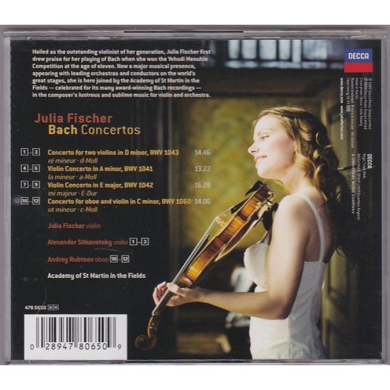 ☆CD DECCA Bach Concertos バッハ:ヴァイオリン協奏曲 *ユリア