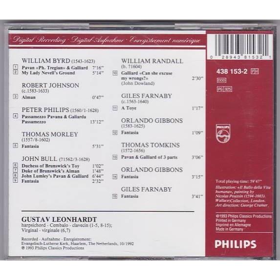 □CD PHILIPS/FANTASIAS, PAVANS AND Galliards *グスタフ 
