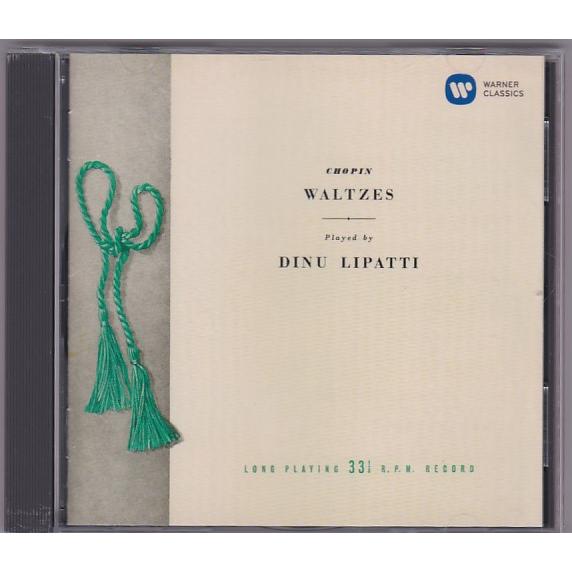 【売約済】リパッティ／ショパン:14のワルツ集 ☆CD WC ショパン:ワルツ集 CHOPIN 14 WALTZES 全14曲 *ディヌ