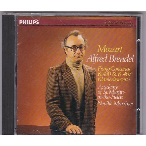 □CD モーツァルト:ピアノ協奏曲 第15番.第21番*ブレンデル.マリナー