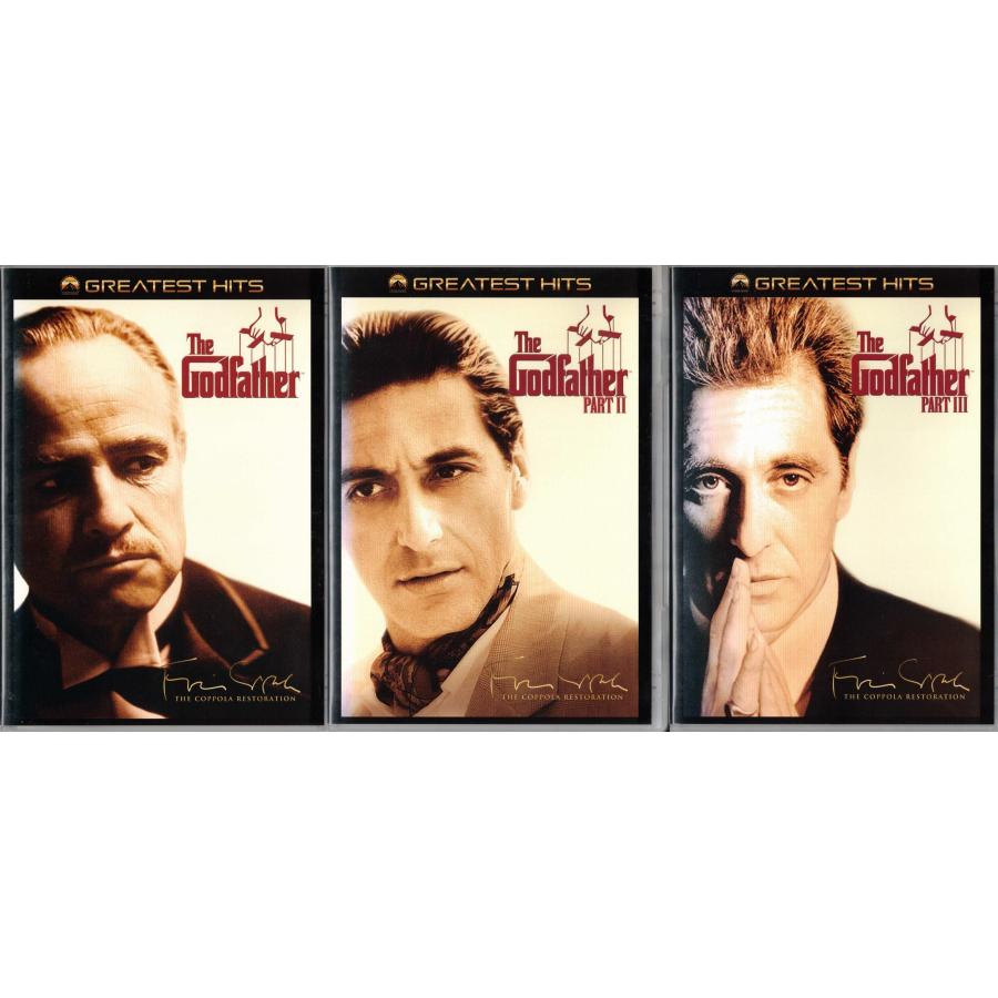 ☆DVD ゴッドファーザー PART 1+2+3 デジタル・リストア版 全3枚セット
