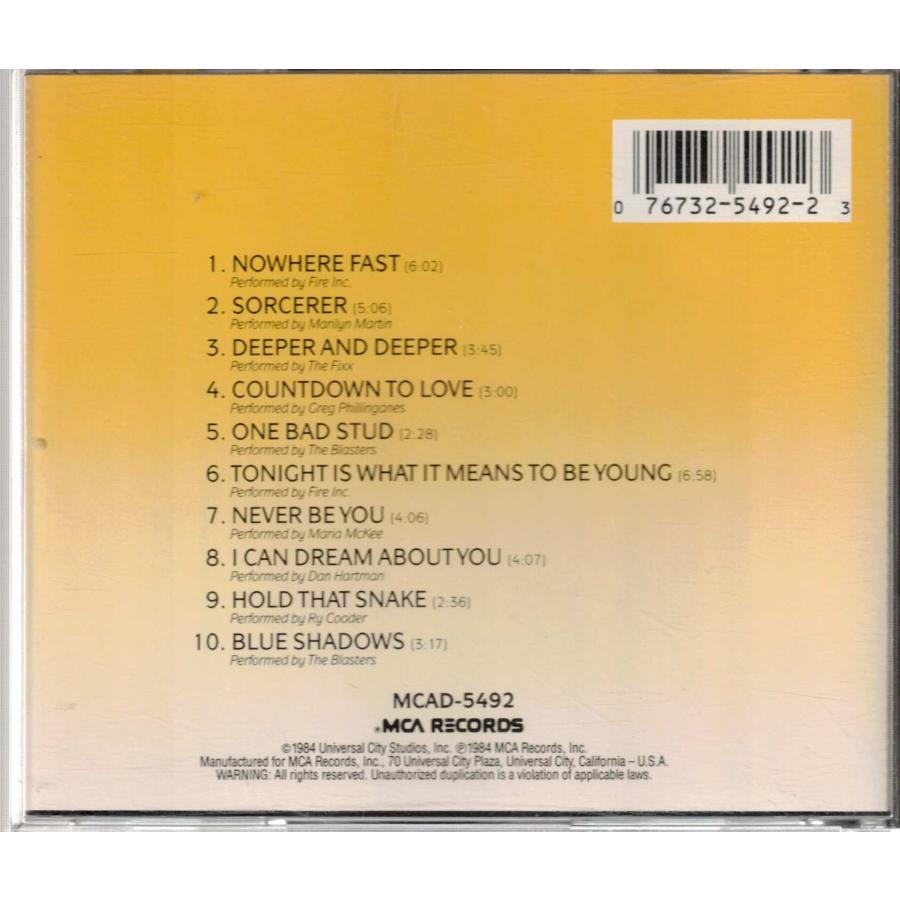 ☆CD Streets Of Fire ストリート・オブ・ファイヤー オリジナル
