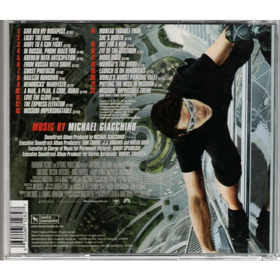 廃盤サントラCD「ミッション・インポッシブル」スコア版　国内盤　帯付き ☆CD Mission:Impossible Ghost Protocol ミッション:インポッシブル
