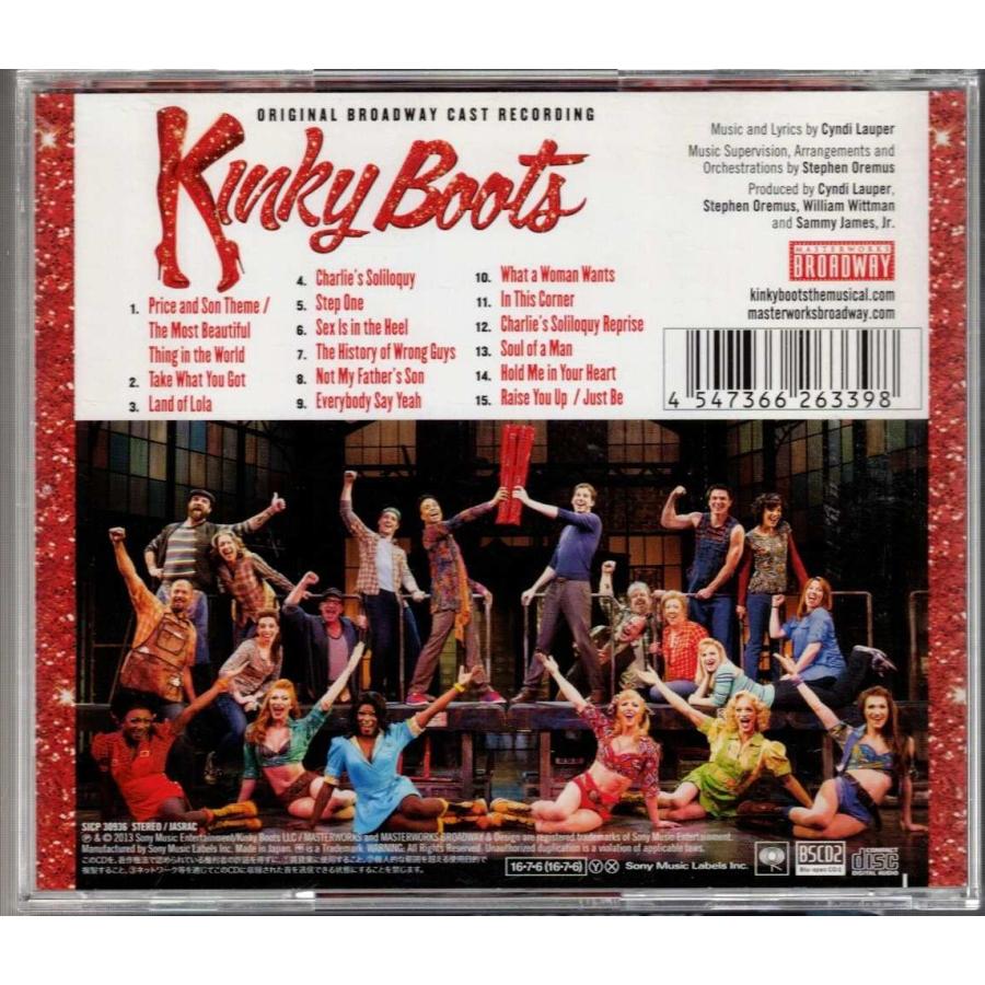 ☆CD キンキーブーツ Kinky Boots 国内盤ボーナストラック収録 