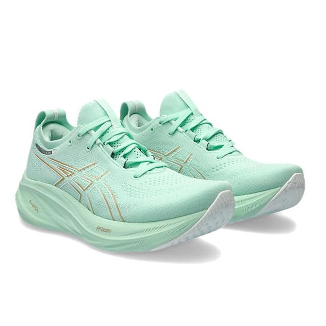 □アシックス 厚底ランニングシューズ ゲルニンバス 26 gel nimbus 薄