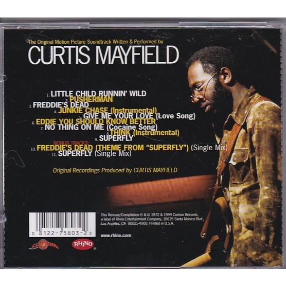 ☆CD Superfly スーパーフライ 映画サントラ *カーティス・メイ