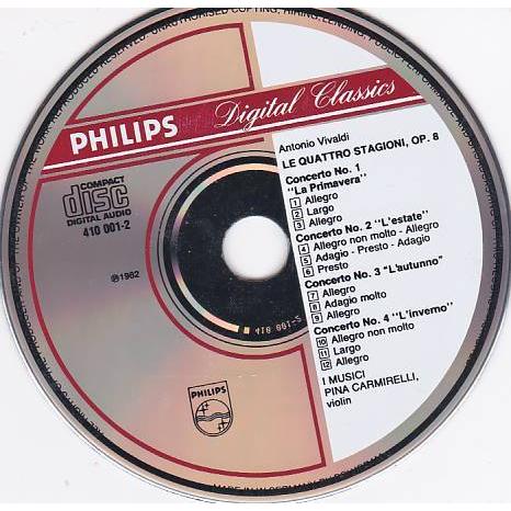 ☆CD Vivaldi Le quattro stagioni/The Four Seasons *I MUSICI