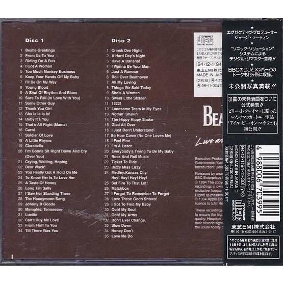 ☆CD ライヴ・アット・ザ・BBC *ザ・ビートルズ CD2枚組 全69曲収録
