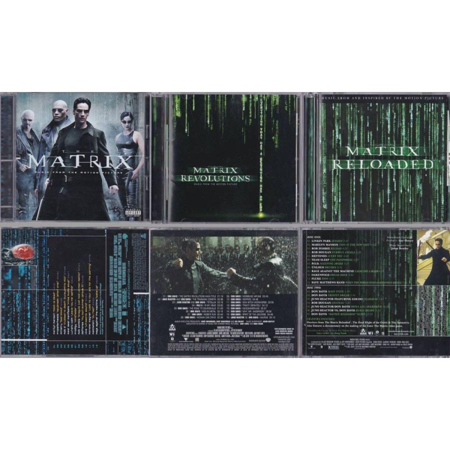 廃盤 3,000枚限定 CD マトリックス レボリューションズ サウンドトラック ☆CD MATRIX マトリックス + リローデッド レボリューションズ