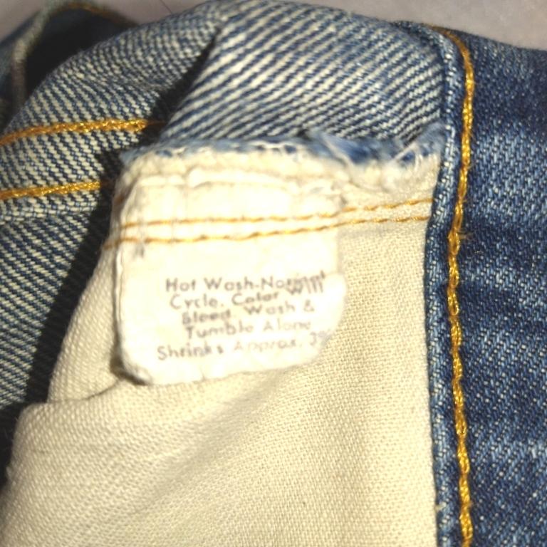 ☆ LEVI'S 517 W32 70'S 66前期 トップボタン裏2 シングル ☆ LEVI'S 517 W32 70'S 66前期 トップボタン裏2 シングル