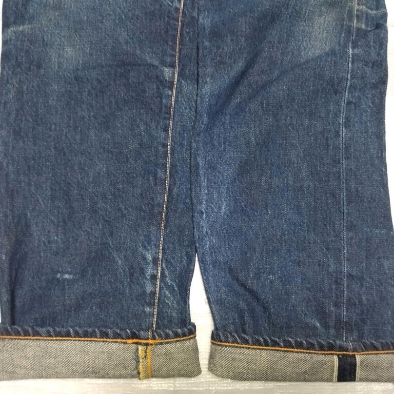 ☆ EVISU エヴィス エビス 90'S デニム ジーンズ W30~W31 黒革 ☆ EVISU エヴィス エビス 90'S デニム ジーンズ W30~W31 黒革