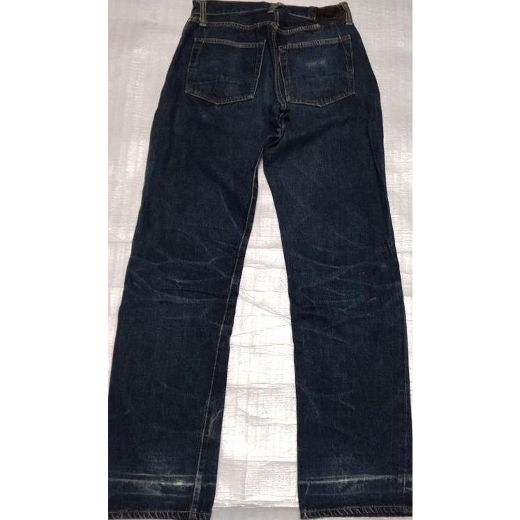 ☆ EVISU エヴィス エビス 90'S デニム ジーンズ W30~W31 黒革 ☆ EVISU エヴィス エビス 90'S デニム ジーンズ W30~W31 黒革