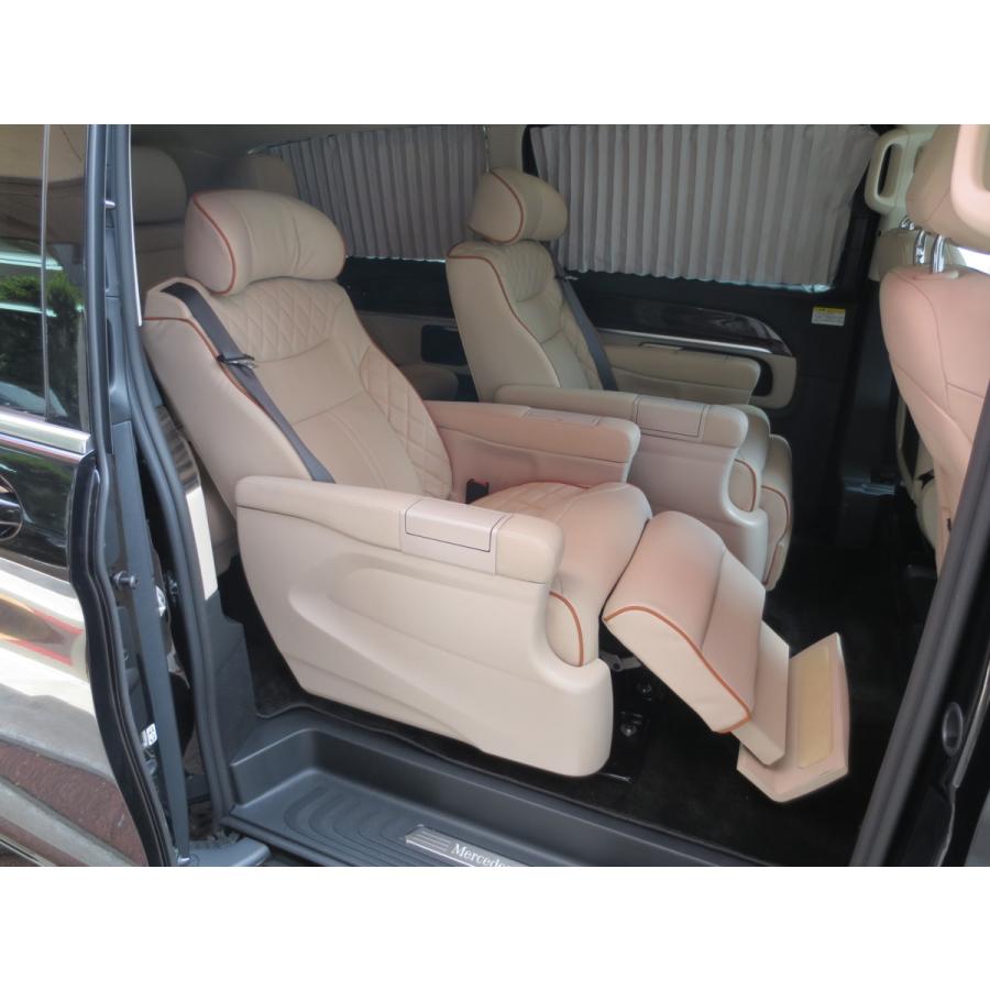 W447/Vクラス   電動 キャプテンシート メルセデス ベンツ Mercedes Benz Vクラス リクライニング シート V220 d 加工 取付け  中古 |  | 08