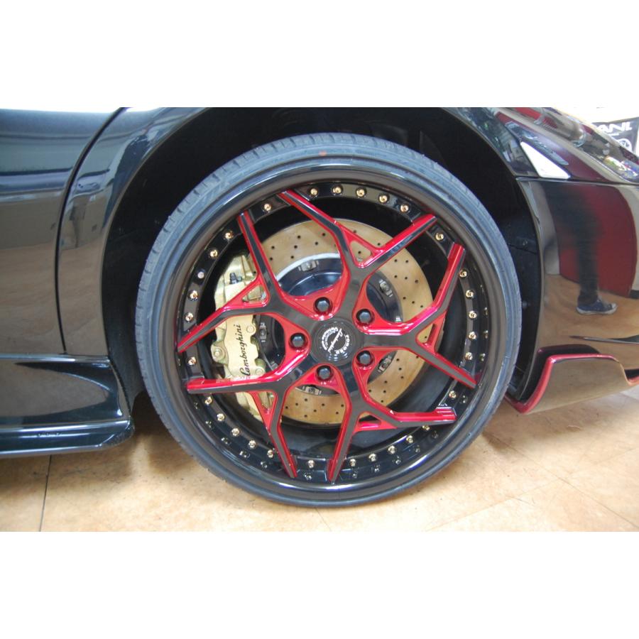 キャリパー 塗装 ランボルギーニ ムルシエラゴ 色 文字 自由 6.2