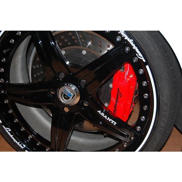 キャリパー 塗装 ランボルギーニ ムルシエラゴ 色 文字 自由 6.2