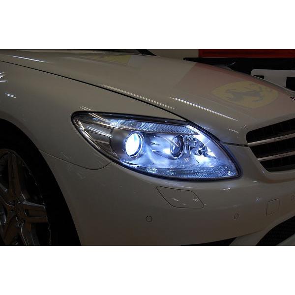 メルセデス ベンツ CLクラス W216 前期 HIDバルブ 8000K / LED ポジション灯 / LED ナンバー灯 ３点 セット