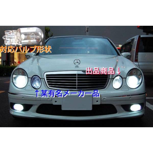 メルセデス ベンツ Eクラス W210 社外ヘッドライト装着車用 LED