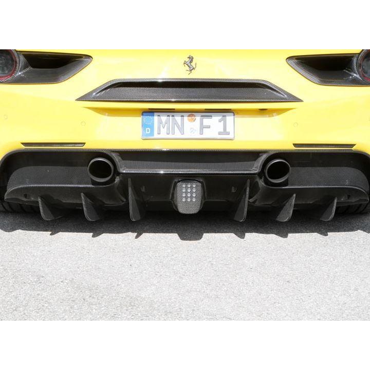 ノビテック フェラーリ 488 GTB リアディフューザー カーボン エアロ