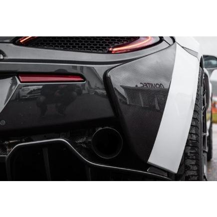 バンパーサイドクリア 汎用 各車種用 BO-01・希少です ノビテック マクラーレン 620R リアバンパーサイドカバー エアロパーツ