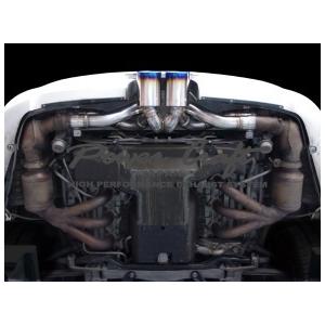 パワークラフト ポルシェ 997 GT3 / GT3RS ハイブリッドエキゾーストマフラーシステム 純正バルブ仕様タイプ チタンテール |  | 01
