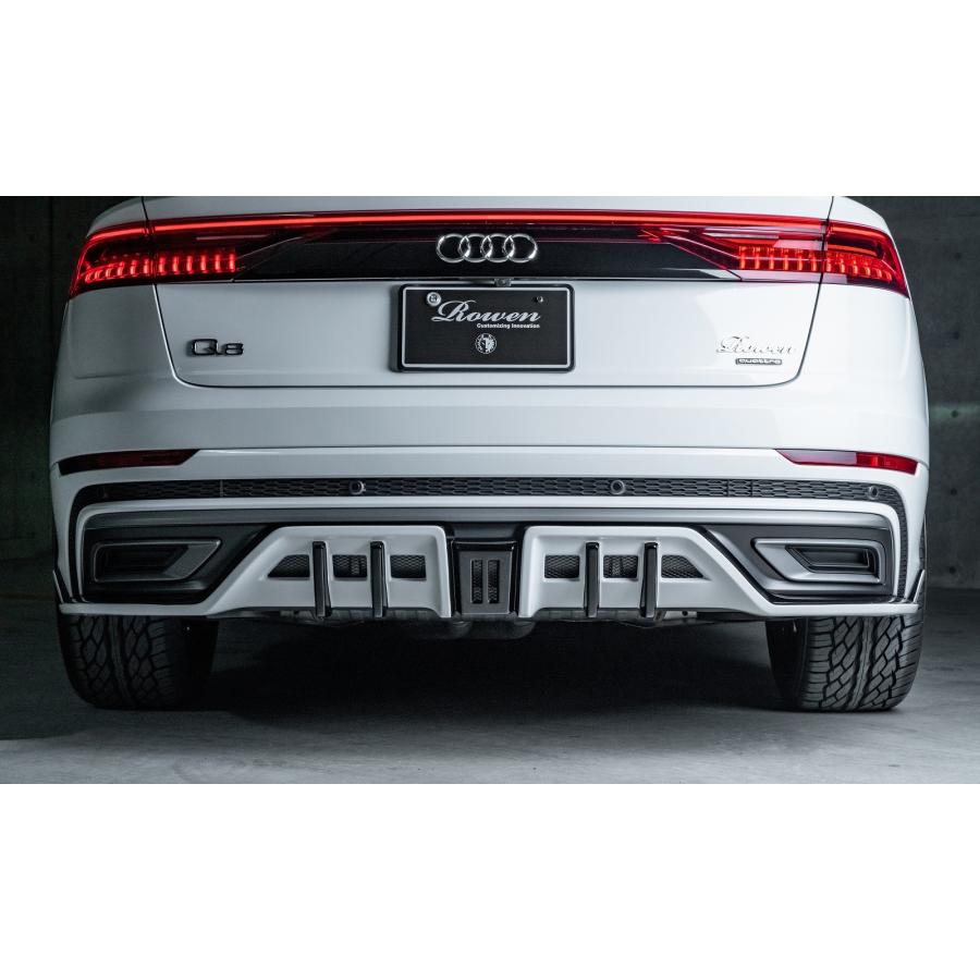 ローウェン アウディ Q8 55TFSI quattro S line リアディフューザー