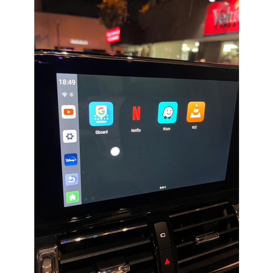 新型 リンカーン ナビゲーター カープレイキット 走行中 動画 視聴 可能 外部出力付き ユーチューブ ネットフリックス アプリ カープレイ |  | 01