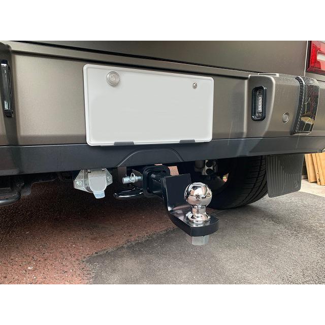メルセデスベンツG400ヒッチマウント トレーラー用 黒 スチール製