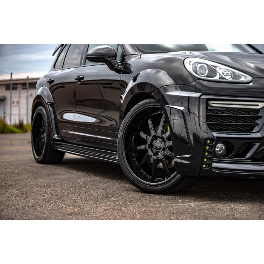(新品)カイエン　955 957 サイドエアロのみ ゼロ デザイン ポルシェ カイエン 958 サイド ステップ PORSCHE