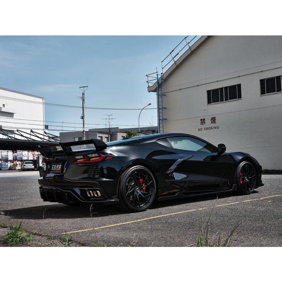 ゼロ デザイン シボレー コルベット C8 リア ウィング FRP エアロ パーツ ZERO DESIGN Chevrolet CORVETTE C8 |  | 02
