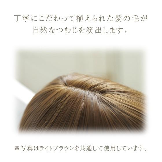 ウィッグ 自然 ロング エアリー 女性用 ミディアム ミセス かつら ブラウン 安い | ブランド登録なし | 13