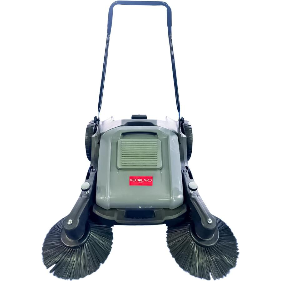 ベコラード VJ35S 手押し式スイーパー 55L デュアル回転ブラシ 調整
