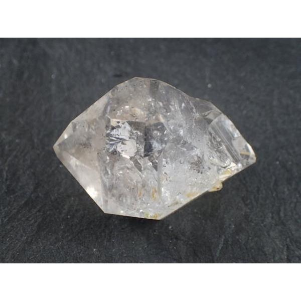 最高品質ハーキマー水晶(ハーキマーダイヤモンド） Middleville, Herkimer, New York, USA 産  寸法  ：  53.7X35.4X33.6mm 64.5g