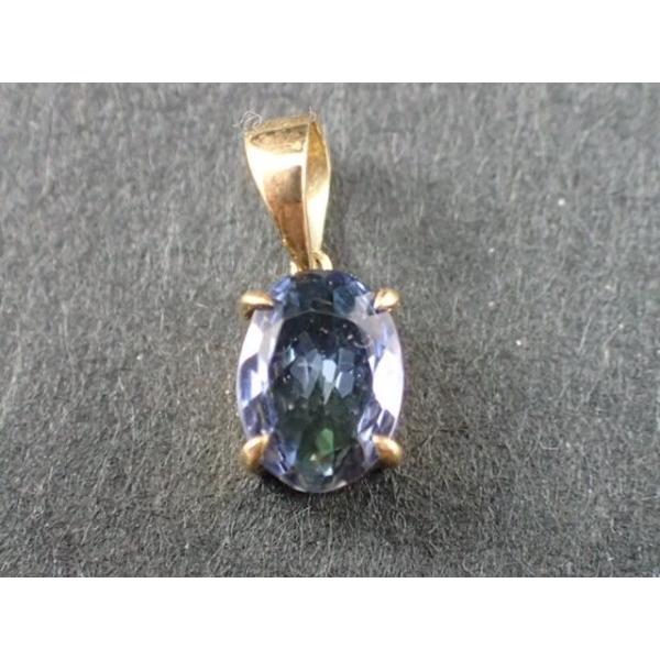 最高品質ファンシータンザナイト(Tanzanite) （K18　0.73ct）非加熱　タンザニア産　寸法　：　12.2X5.0X3.5mm/(3.15ct)0.6g  ルースケース付｜vecsutoneclub｜03