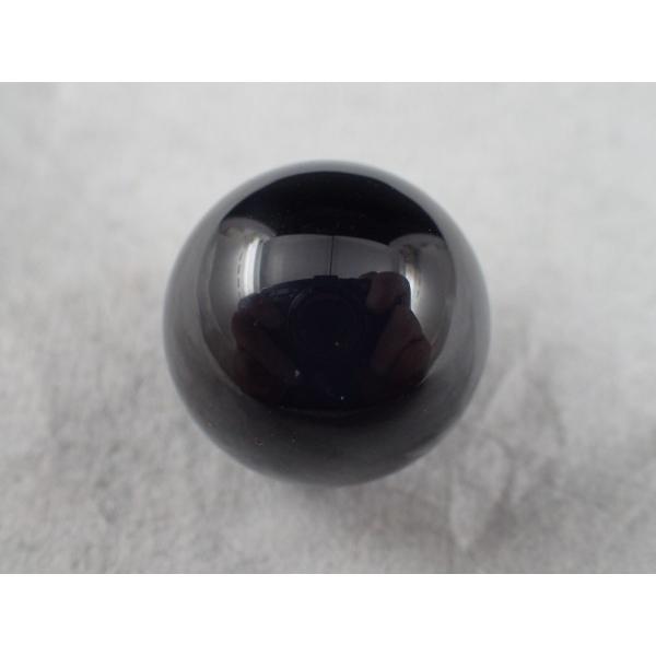 最高品質黒水晶（Morion Quartz)　丸玉　チベット 産　寸法　：  20.2X20.2X20.2mm/11.6g｜vecsutoneclub｜02